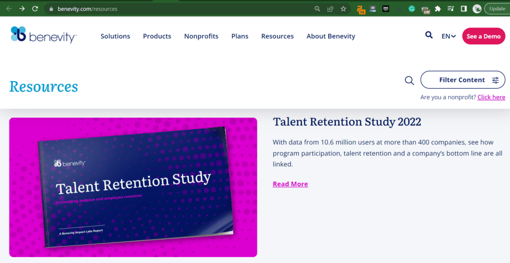 Benevity Talent Retention Study