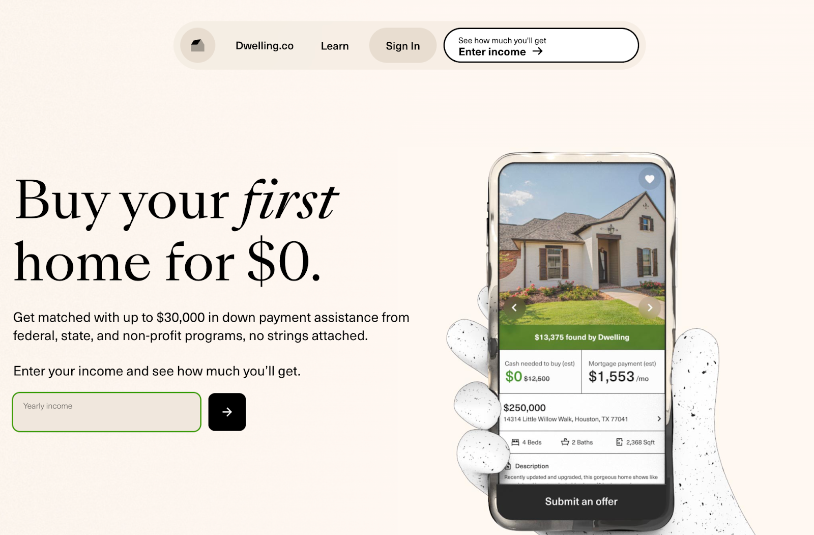 Dwelling Homepage